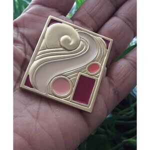 MONET "RARE" Gold Plate Art Deco Enamel Brooch